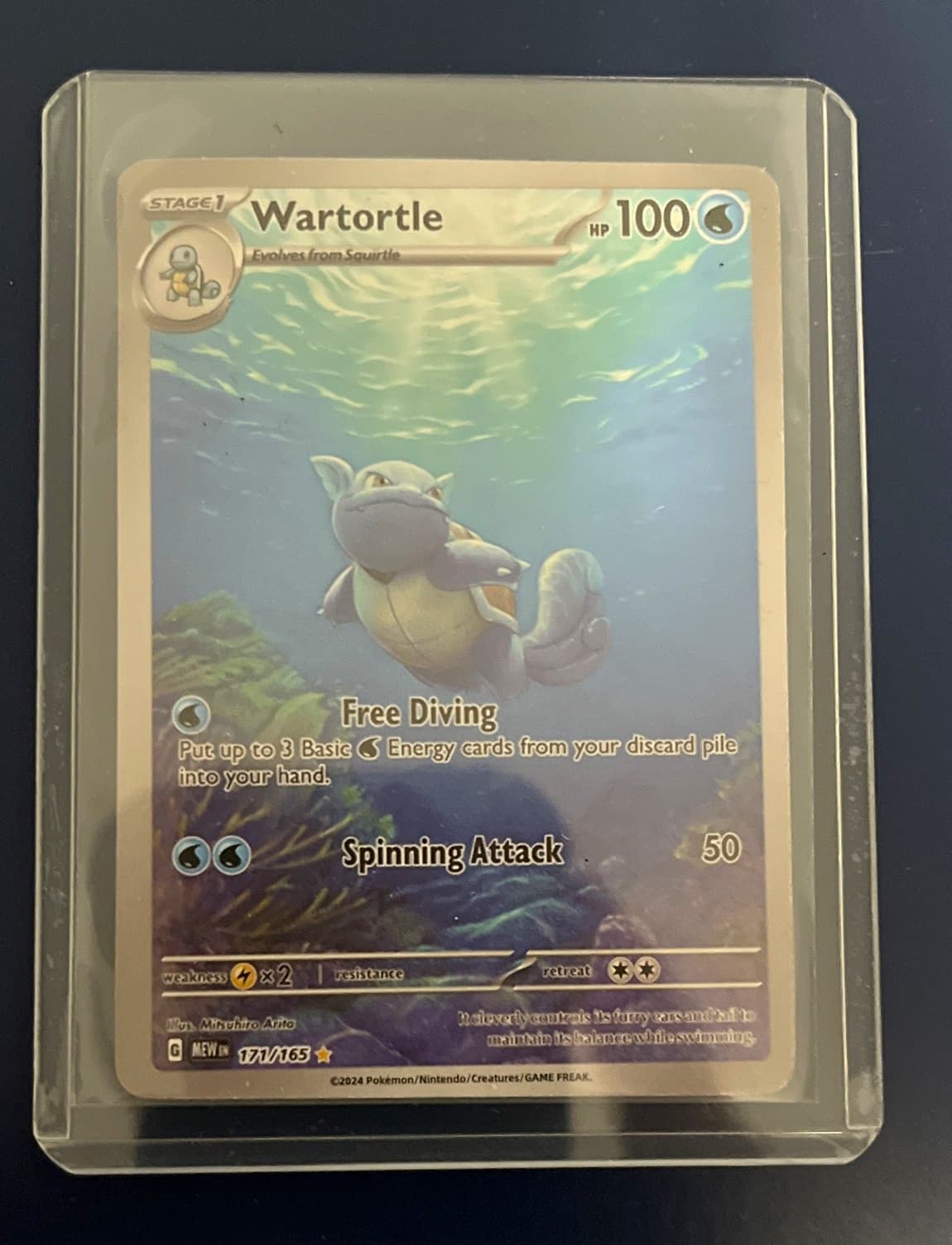 Wartortle 171/165 Sv: Scarlet & Violet 151 Holo