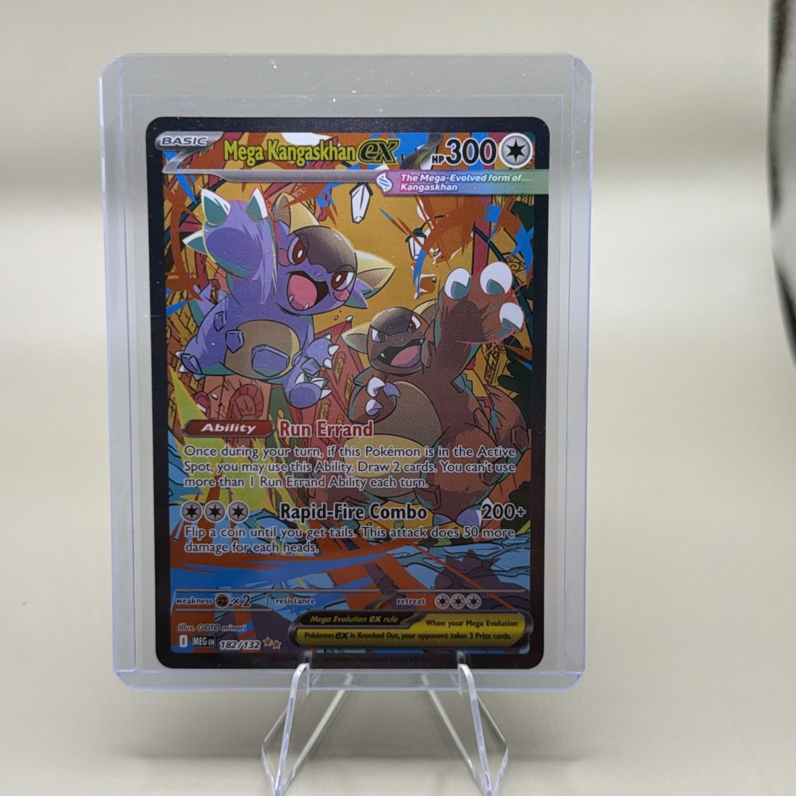 Pokemon Mega Kangaskhan ex - 182/132 - ME01: Mega Evolution (MEG)