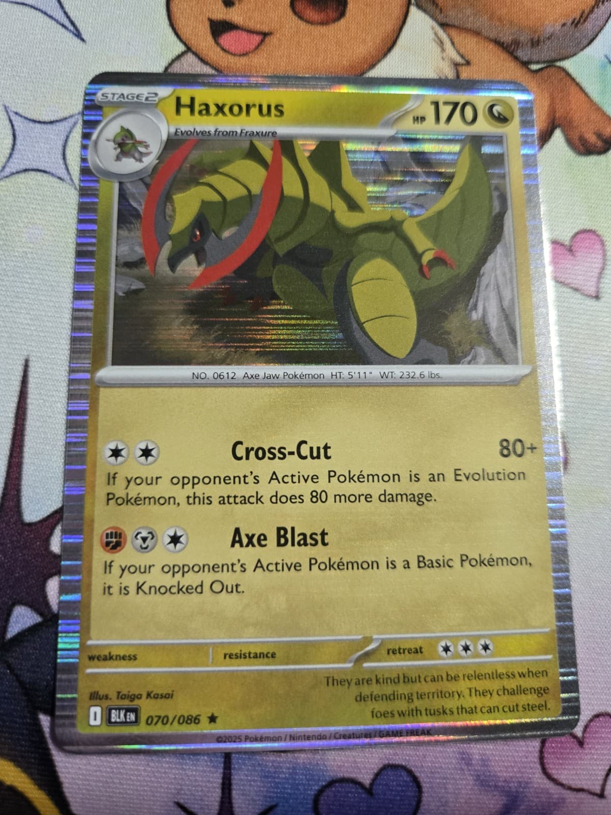 Pokémon Haxorus 70/86 Foil English 