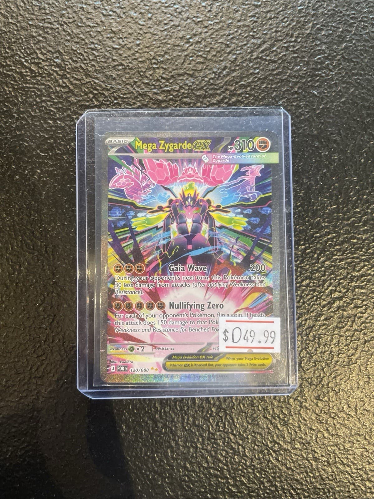Pokemon Mega Zygarde Ex 120/088 Perfect Order