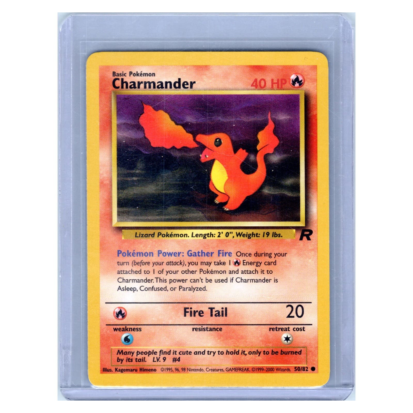 Pokemon TCG Cards - Charmander #50/82 Mint Team Rocket Common NM - 🚚 Free S/H