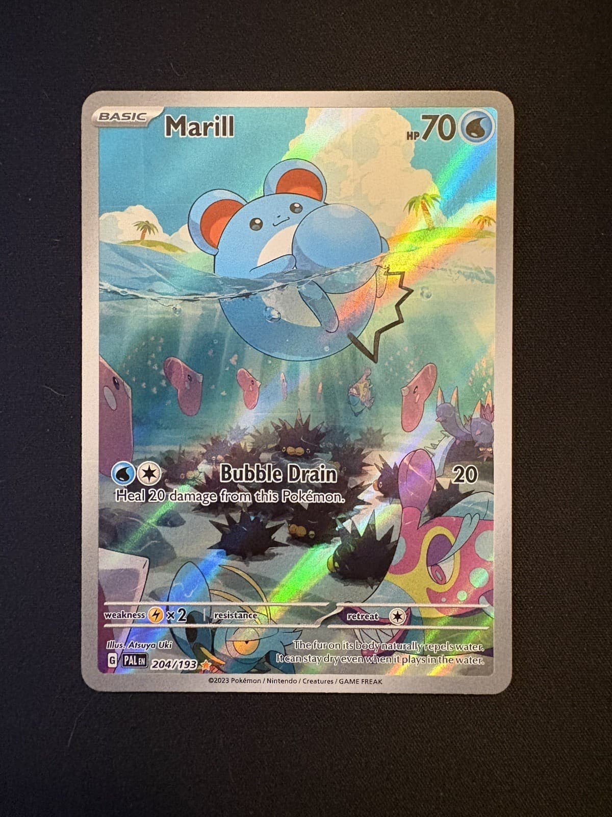 Marill Paldea Evolved 204/193 Illustration Rare Full Art Holo