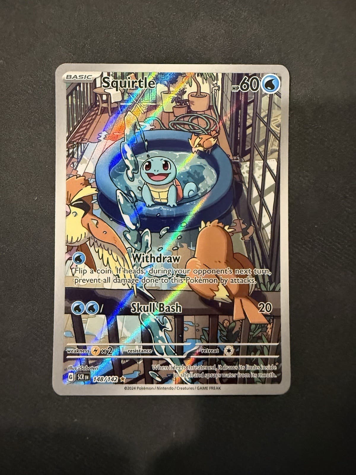 Squirtle 148/142 Sv07: Stellar Crown Holo