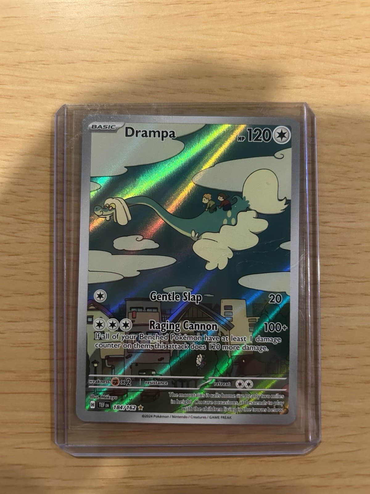 The Pokémon Company Drampa 184/162 SV05 Temporal Forces Illus Rare Holo Eng