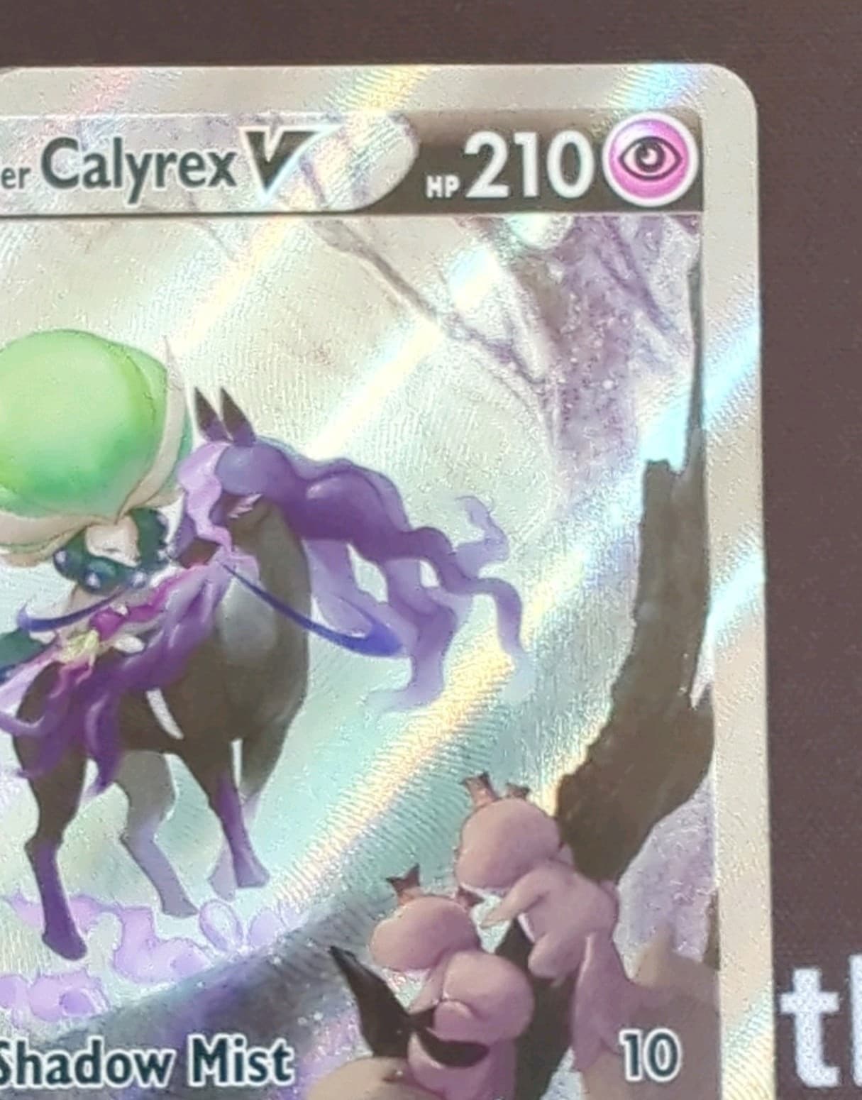 Pokémon TCG Shadow Rider Calyrex V 172/198 Alternate Full Art Chilling Reign  