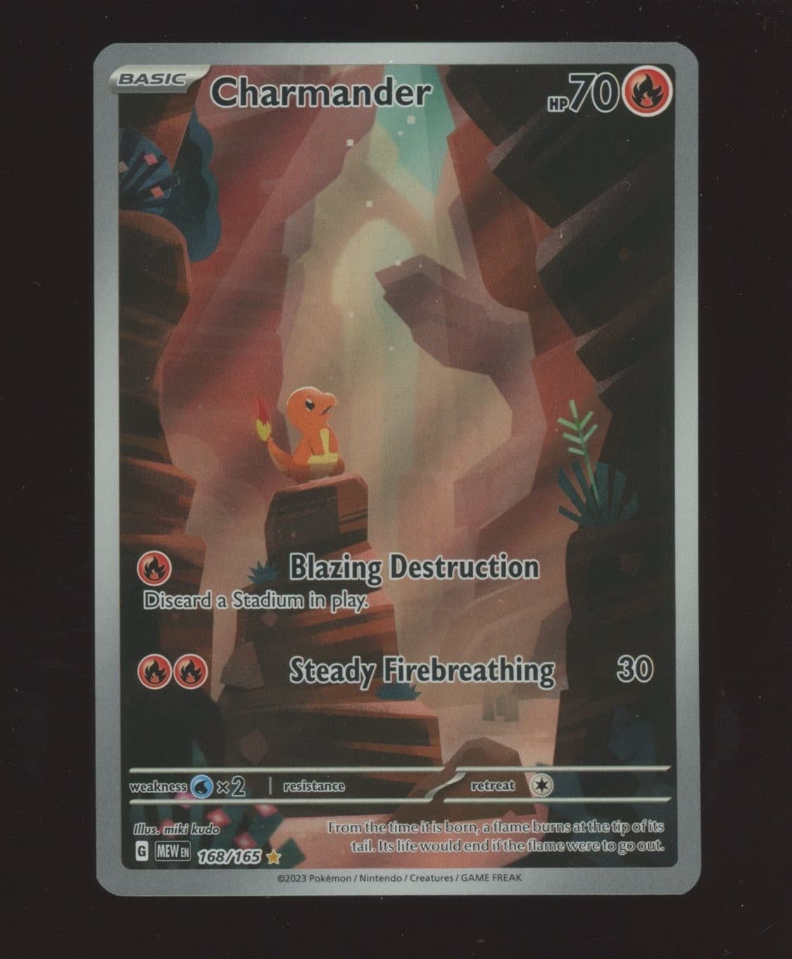 Pokemon TCG 151 MEW EN 168/165 Charmander Illustration Rare