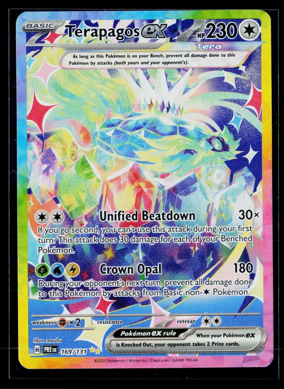 Terapagos ex Holofoil [PRE - 169/131]NM