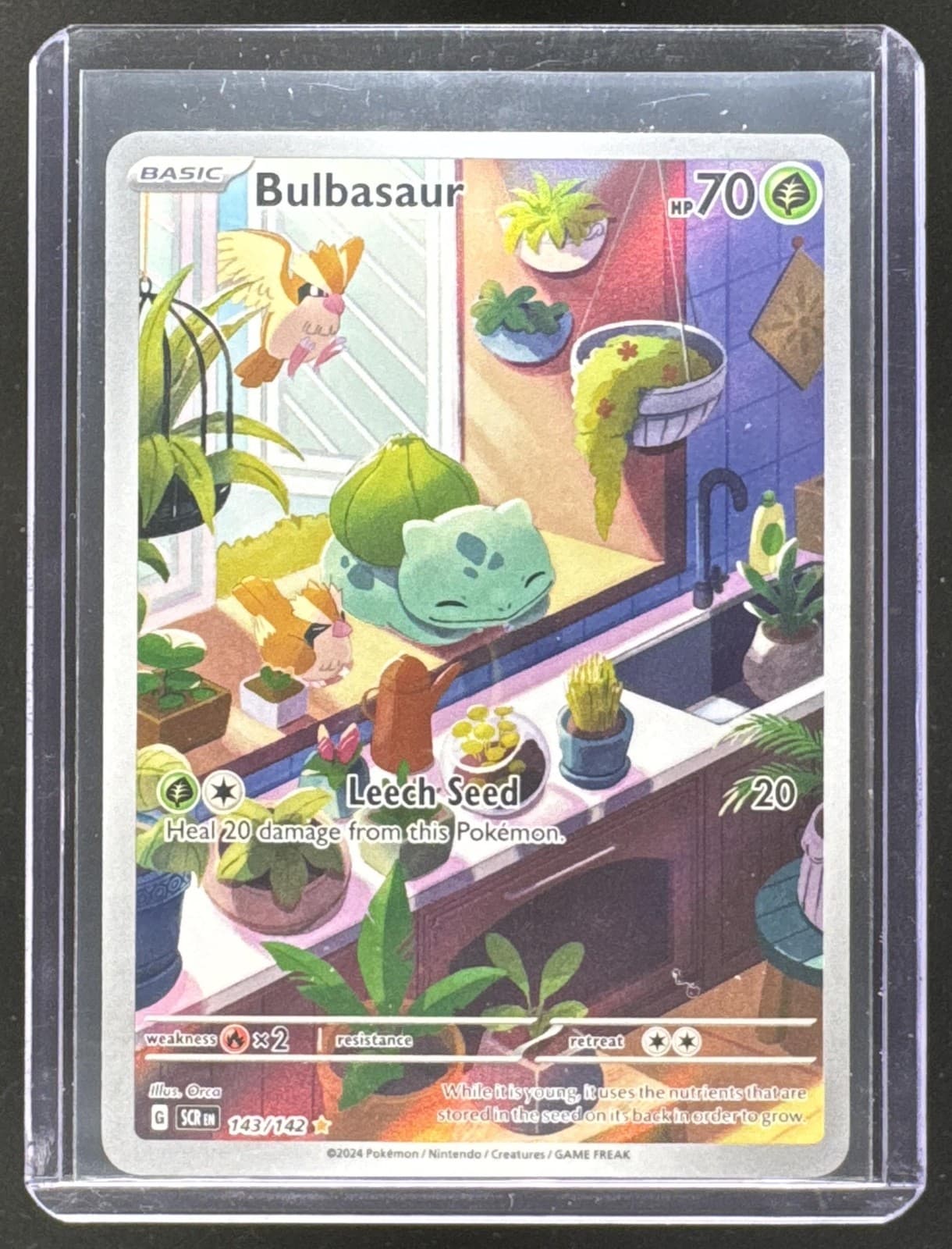 2024 Pokemon SV07: Stellar Crown Bulbasaur 143/142 - DAL