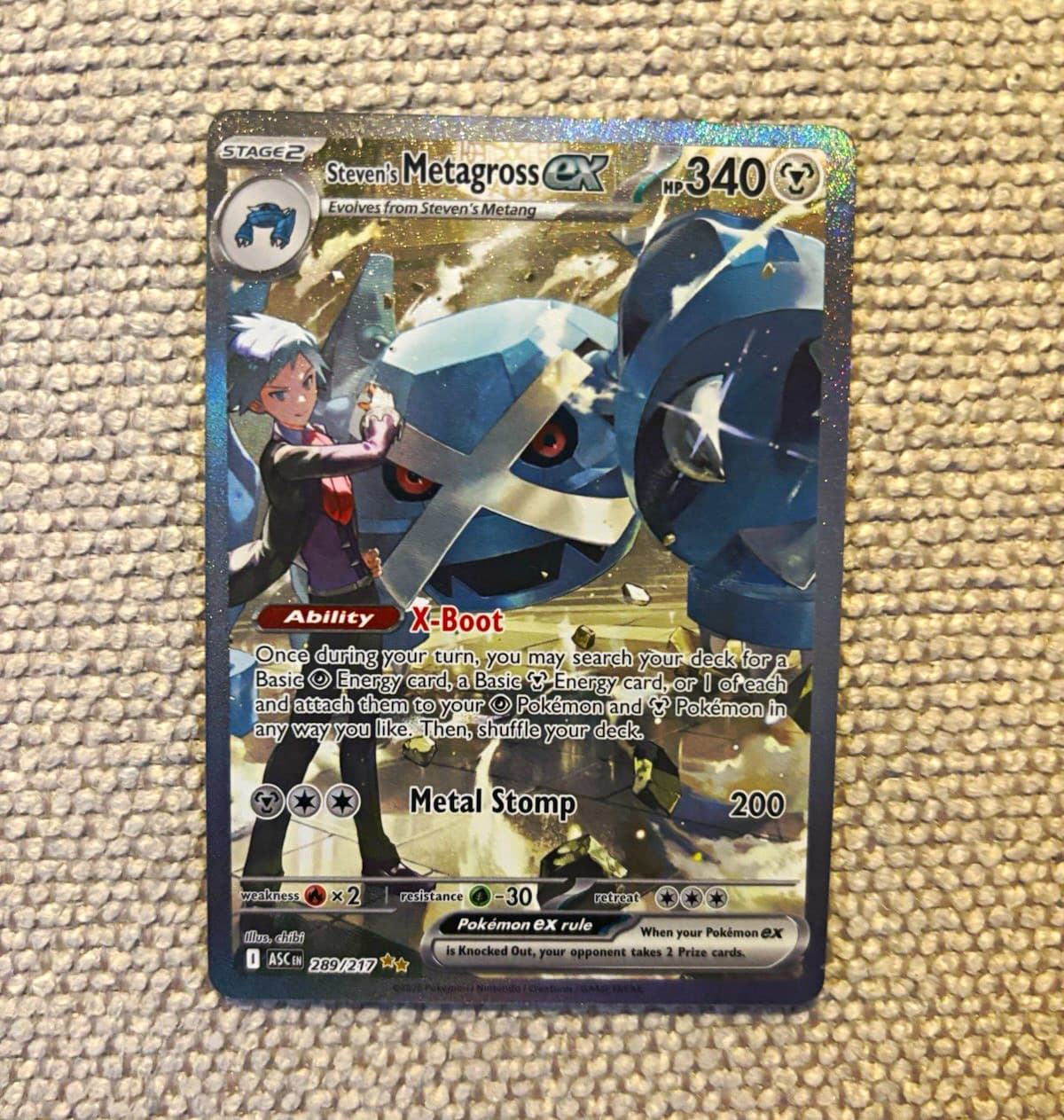 Steven's Metagross ex 289/217 NM