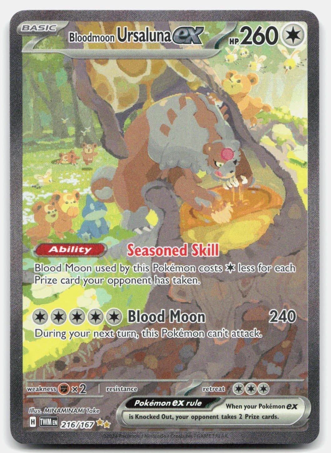 Bloodmoon Ursaluna ex Holofoil [TWM - 216/167]NM
