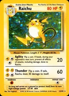 Raichu Base 14