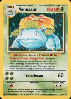 Venusaur Base 15
