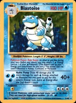 Blastoise Base 2
