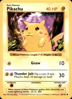 Pikachu Base 58