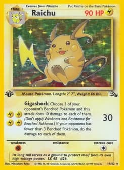Raichu Fossil 14