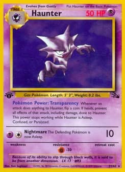 Haunter Fossil 21