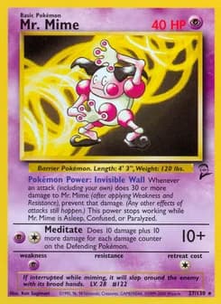 Mr. Mime Base Set 2 27