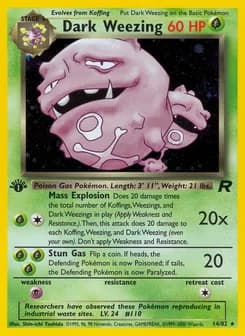 Dark Weezing Team Rocket 14