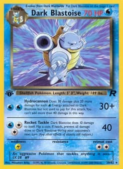 Dark Blastoise Team Rocket 20