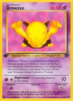 Drowzee Team Rocket 54