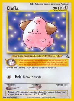 Cleffa Wizards Black Star Promos 31