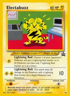 Electabuzz Wizards Black Star Promos 46