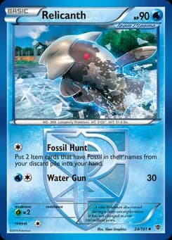 Relicanth Plasma Blast 24