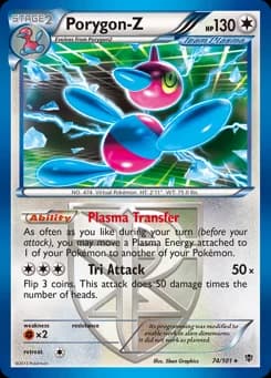 Porygon-Z Plasma Blast 74