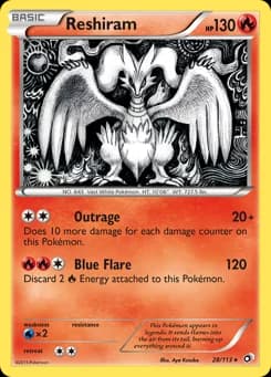 Reshiram Legendary Treasures 28