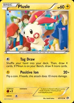 Plusle Legendary Treasures 47