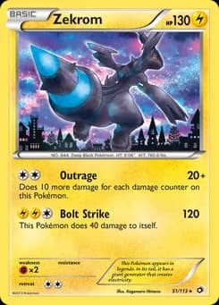 Zekrom Legendary Treasures 51