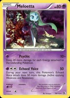 Meloetta Legendary Treasures 78