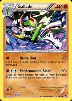 Gallade Legendary Treasures 81