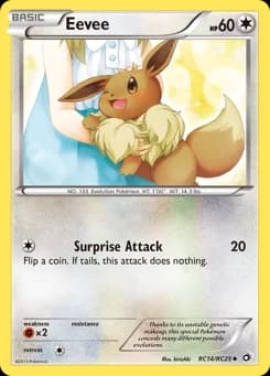 Eevee Legendary Treasures RC14