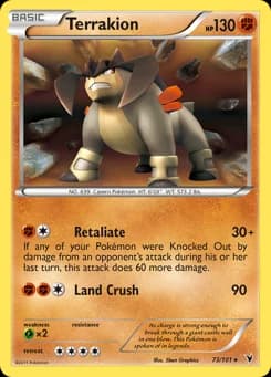 Terrakion Noble Victories 73