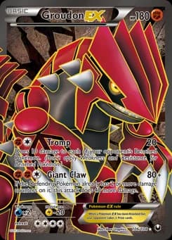 Groudon-EX Dark Explorers 106
