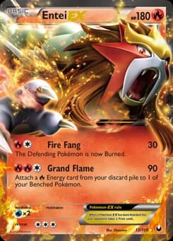 Entei-EX Dark Explorers 13