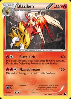 Blaziken Dark Explorers 17