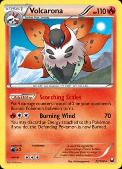 Volcarona Dark Explorers 22