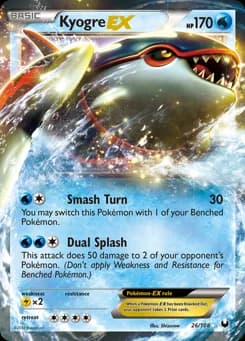 Kyogre-EX Dark Explorers 26