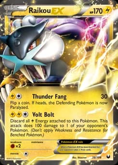 Raikou-EX Dark Explorers 38