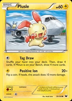 Plusle Dark Explorers 39