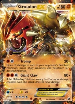Groudon-EX Dark Explorers 54