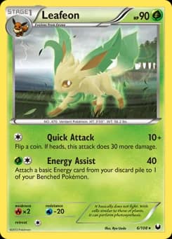 Leafeon Dark Explorers 6