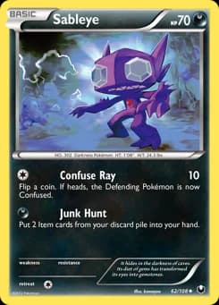 Sableye Dark Explorers 62