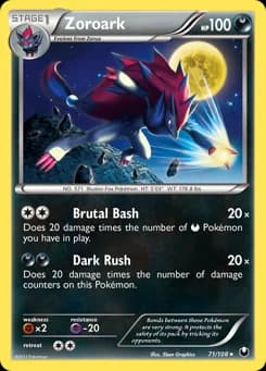 Zoroark Dark Explorers 71