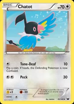 Chatot Dark Explorers 85