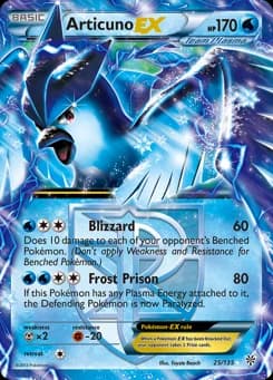 Articuno-EX Plasma Storm 25