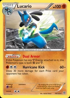Lucario Plasma Storm 78