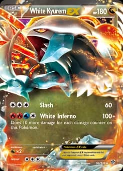White Kyurem-EX Plasma Storm 96